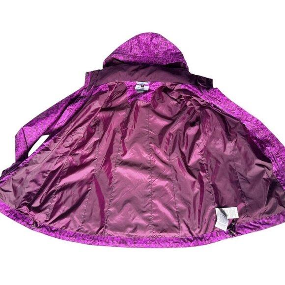 Columbia Women’s Sz L Bright Plum Hot Pink Full Zip Outdoor Jacket - Picture 12 of 13